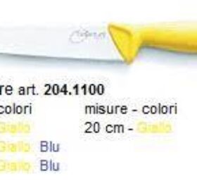 COLTELLO TRIDENTUM SCANNARE/14 CM BLU/GIALLO