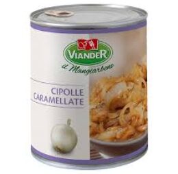 CIPOLLE CARAMELLATE IN AGRODOLCE VR  850 gr