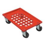 CARRELLO BOX-SERVICE IN ABS GRIGLIATA  CON RUOTE GIREVOLI 60X40 Portata massima kg. 250