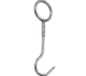 GANCIO INOX G/R SNOD.C/ANELLO