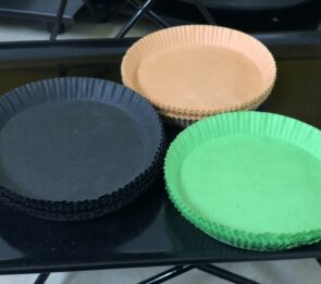 PIROTTINI CUP CAKE MM 50X130X40H COLASS IN CARTONCINO POLKA 8 CIRCLE PZ 30