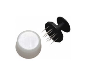 PUNGI SALAME IN NYLON PER ALIMENTI CON SPILLI INOX 18/8 COMPLETO DI PROTEZIONE