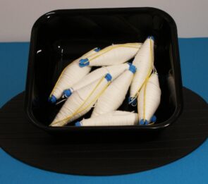 SPAGO SPOLETTA BIANCO 2/10 AN/CELESTE  KG .01