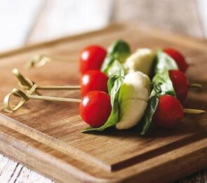 SPIEDI IN BAMBOO DECO NERO cm.15 pz.100