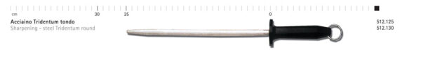 ACCIAINO TONDO cm.30 TRIDENTUM
512,130