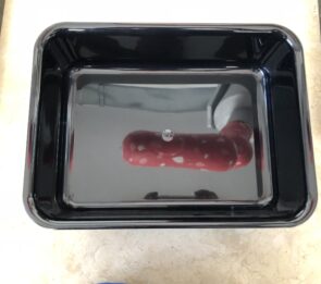 VASSOIO A4 H85 PMMA NERO 29X22X8,5