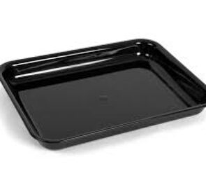 VASSOIO A4 295×220 H35 PMMA NERO