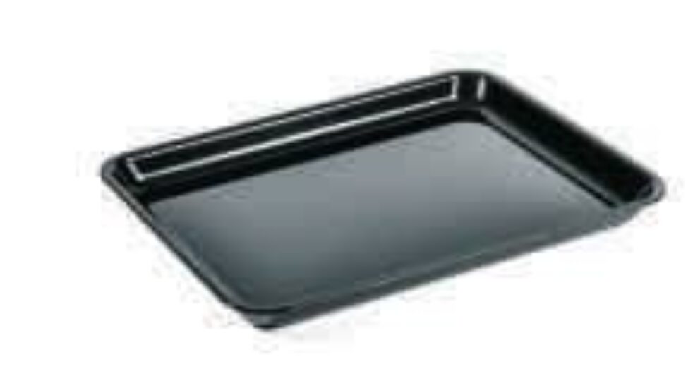 VASSOIO A7 H35 PMMA NERO 360x220x35 H mm