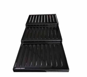 ALZATINA DA BANCO TERMOFORATA A 3  RIPIANI NERA