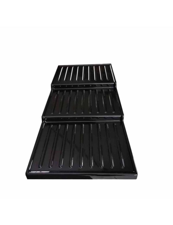 ALZATINA DA BANCO TERMOFORATA A 3  RIPIANI NERA