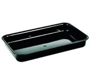 VASSOIO A7 H.8,5  PMMA NERO 360×220