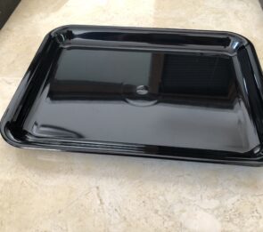 VASSOIO A4 295x220x H26 PMMA NERO