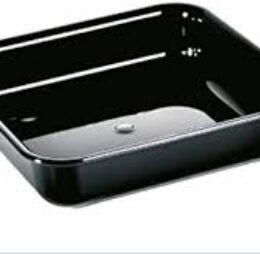 VASSOIO A6 H2,6 PMMA NERO 220x220x2,6 H mm