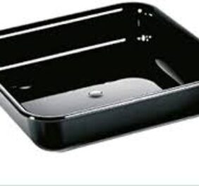 VASSOIO A6 H2,6 PMMA NERO 220x220x2,6 H mm