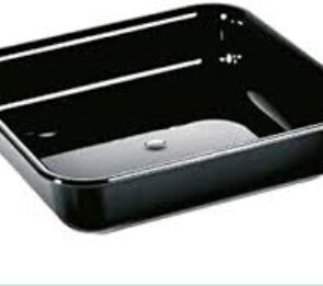 VASSOIO A6 H2,6 PMMA NERO 220x220x2,6 H mm