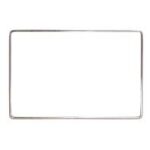 RETTANGOLO IN ACCIAIO INOX AISI 304 MM. 350x100 DIA. 4,80