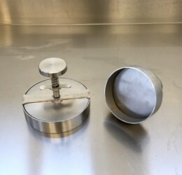 HAMBURGATRICE MANUALE IN ACCIAIO Ø 70 MM