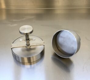 HAMBURGATRICE MANUALE IN ACCIAIO &Oslash; 70 MM