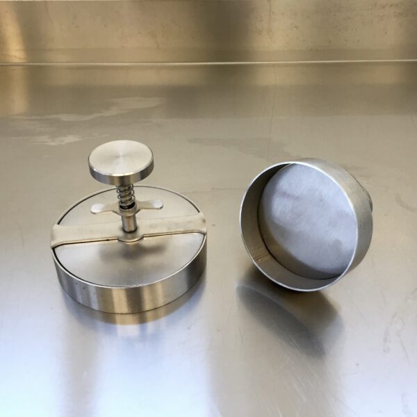 HAMBURGATRICE MANUALE IN ACCIAIO &Oslash; 70 MM