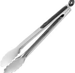 MOLLA PER BARBECUE CM 40 IN ACCIAIO INOX CON INSERTI IN SILICONE
