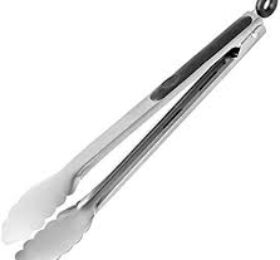 MOLLA PER BARBECUE CM 40 IN ACCIAIO INOX CON INSERTI IN SILICONE