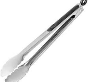 MOLLA PER BARBECUE CM 40 IN ACCIAIO INOX CON INSERTI IN SILICONE