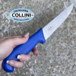 COLTELLO SCANNARE TRIDENTUM cm 16 MANICO BLU