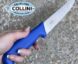 COLTELLO SCANNARE TRIDENTUM cm 16 MANICO BLU
