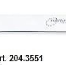 COLTELLO  TRIDENTUM FORMAGGIO cm.42 PUNTA QUADRATA GIALLO