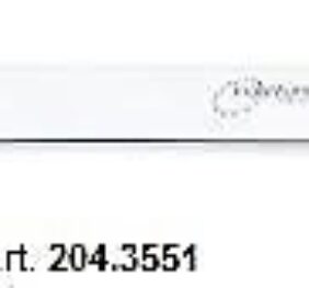 COLTELLO  TRIDENTUM FORMAGGIO cm.42 PUNTA QUADRATA GIALLO