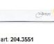 COLTELLO  TRIDENTUM FORMAGGIO cm.42 PUNTA QUADRATA GIALLO