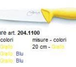 COLTELLO TRIDENTUM SCANNARE/14 CM BLU/GIALLO