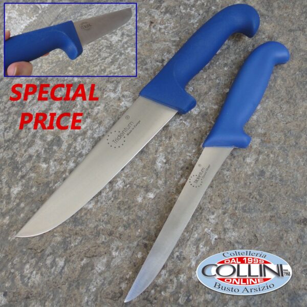 COLTELLO TRIDENTUM SCANNARE/16 CM BLU