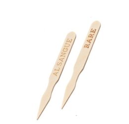 MARCATORE IN LEGNO CON DOPPIO LATO SCRITTO (RARE /AL SANGUE/) CM9-250 PZ