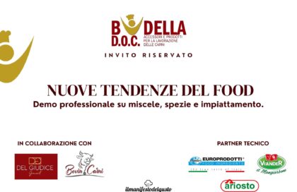 Demo 23 ottobre Nuove tendenze del food